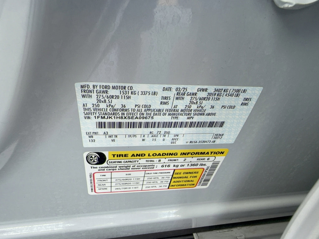 Certified 2025 Ford Expedition Max Active RWD image 36