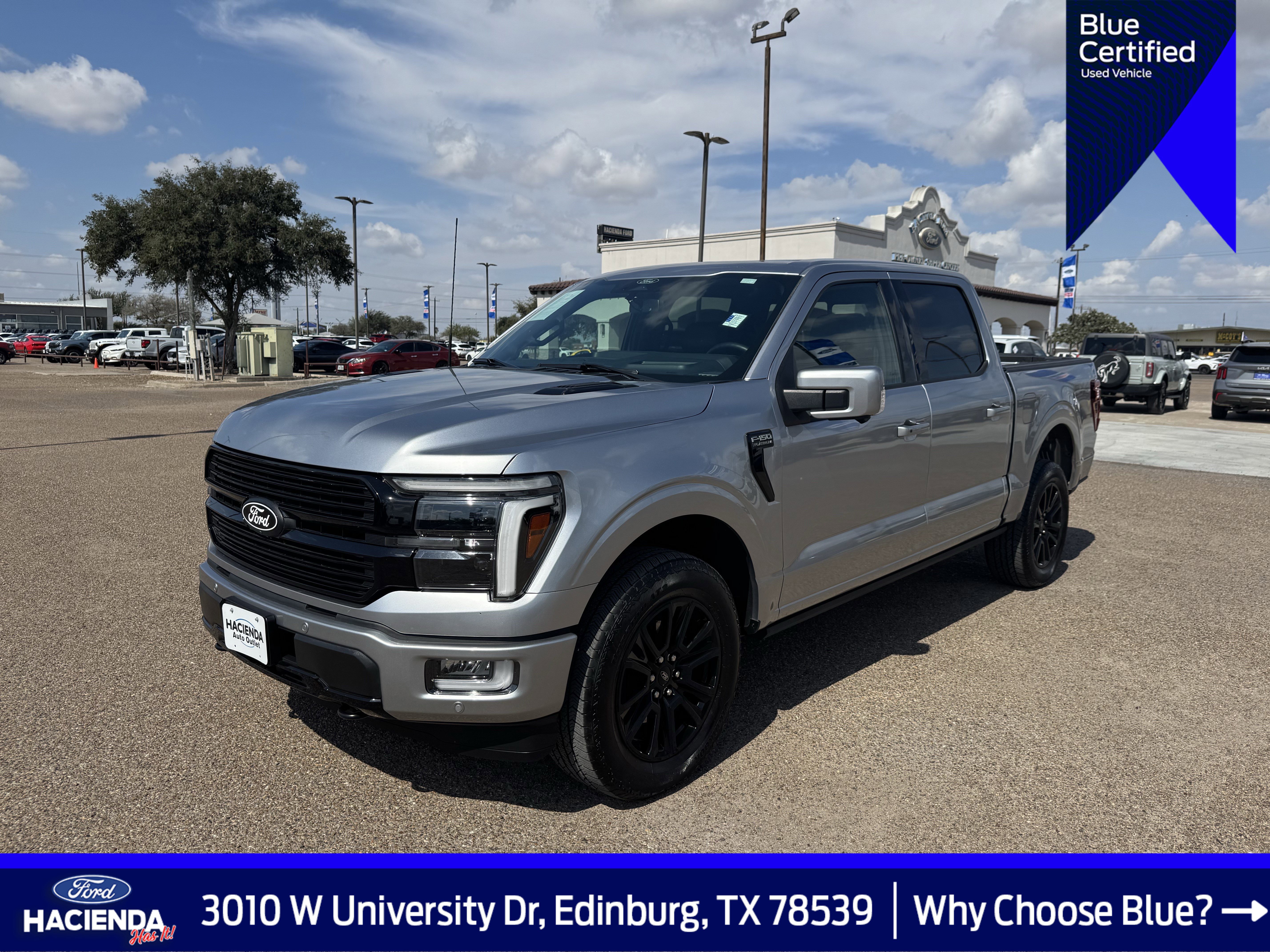 Certified 2025 Ford F150 Platinum w/ Equipment Group 702A High