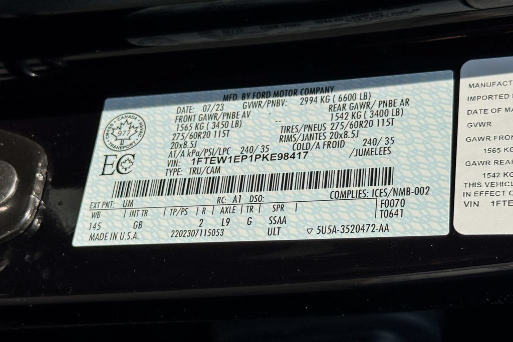 Certified 2023 Ford F150 XL w/ XL STX Apperance Package AWD/4WD image 19