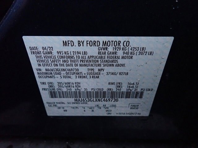 Certified 2022 Ford EcoSport SE w/ SE Convenience Package image 13