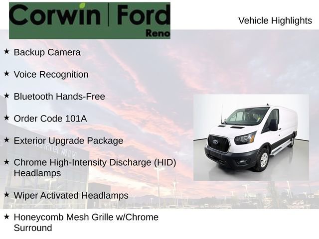Certified 2023 Ford Transit 250 Low Roof w/ Exterior Upgrade Package image 2