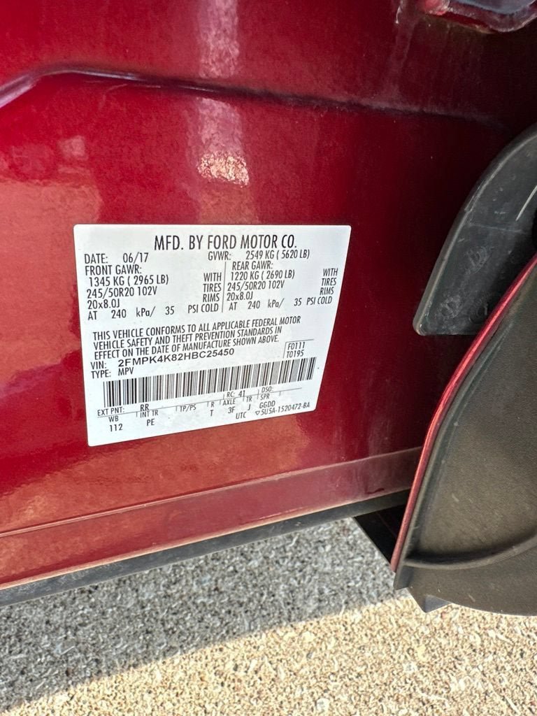 Certified 2017 Ford Edge Titanium w/ Equipment Group 302A AWD/4WD image 16