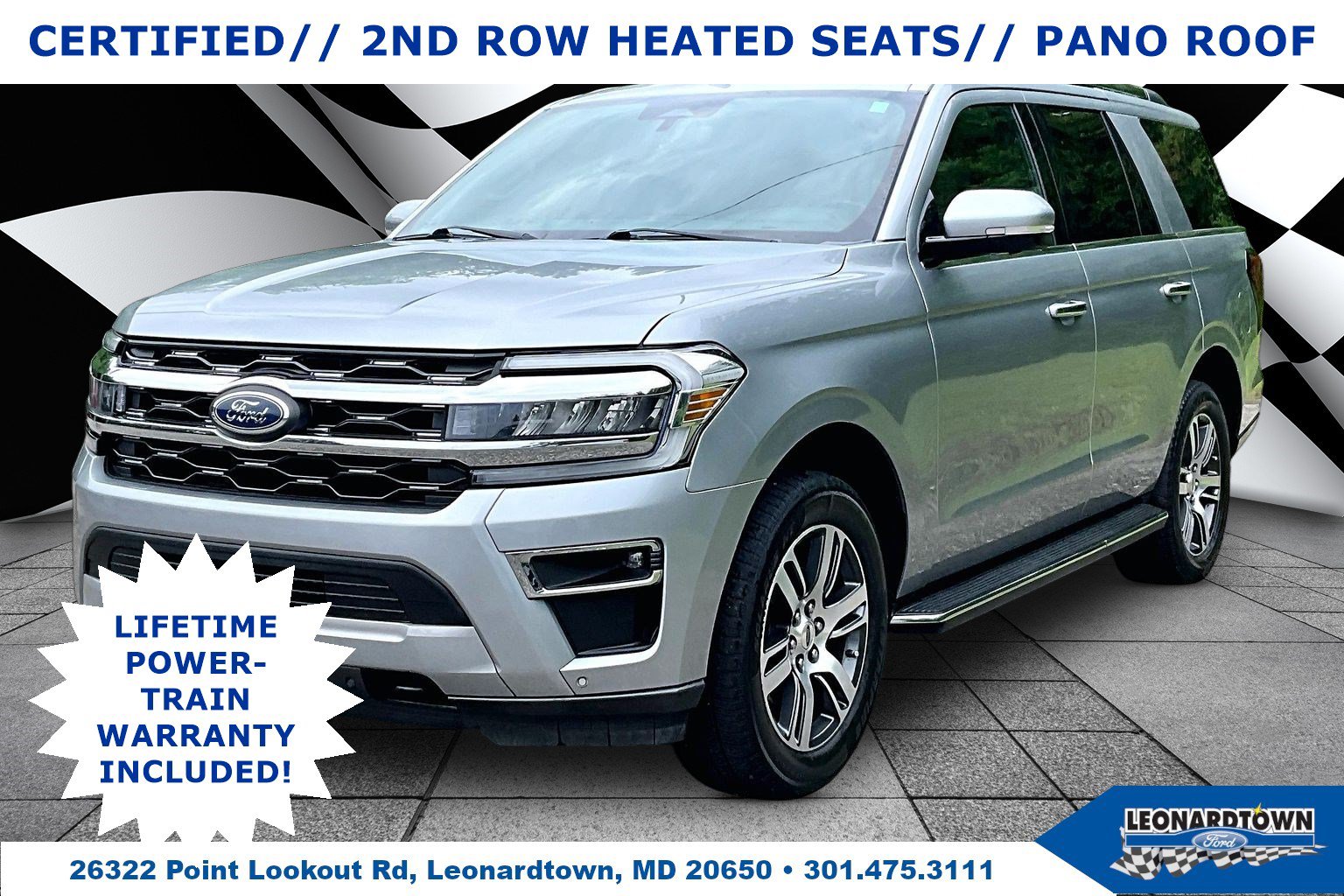Certified 2022 Ford Expedition Limited AWD/4WD image 1