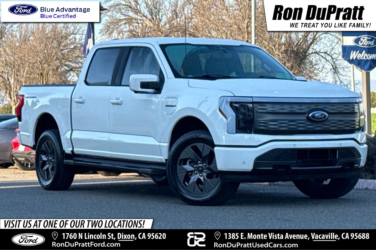 Certified 2023 Ford F150 Lightning Lariat w/ Tow Technology Package