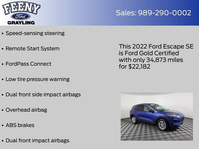 Certified 2022 Ford Escape SE image 19