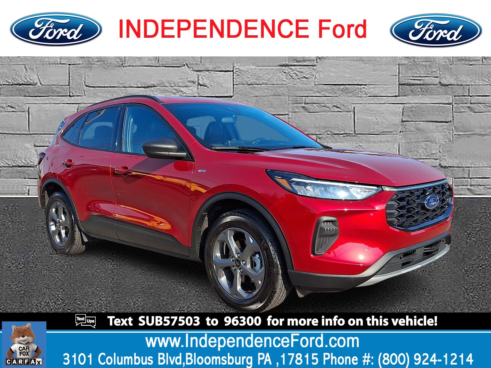 Certified 2025 Ford Escape ST-Line w/ Tech Pack #1