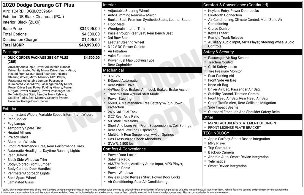 Used 2020 Dodge Durango GT image 35