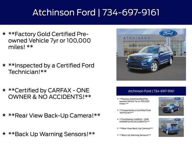 Certified 2023 Ford Explorer XLT w/ Equipment Group 202A image 5