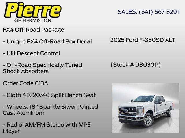 Certified 2025 Ford F350 XLT w/ FX4 Off-Road Package AWD/4WD image 6