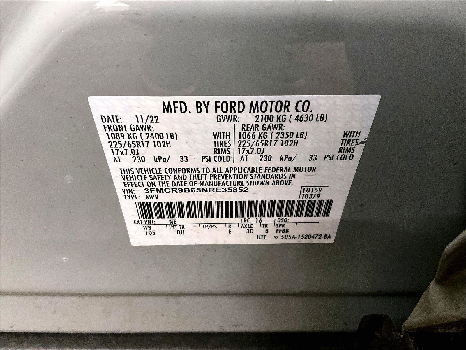 Certified 2022 Ford Bronco Sport Big Bend AWD/4WD image 32