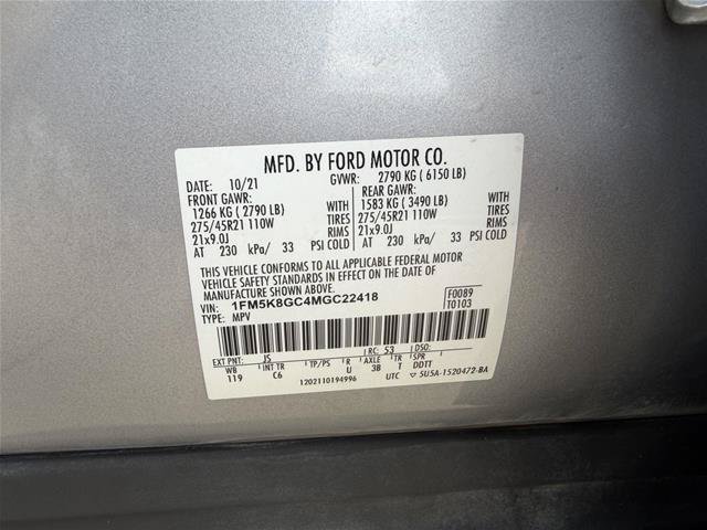 Certified 2021 Ford Explorer ST w/ Equipment Group 401A AWD/4WD image 28