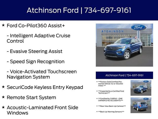 Certified 2023 Ford Explorer XLT w/ Equipment Group 202A image 16