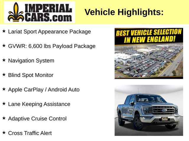 Certified 2023 Ford F150 Lariat w/ Equipment Group 502A High image 7