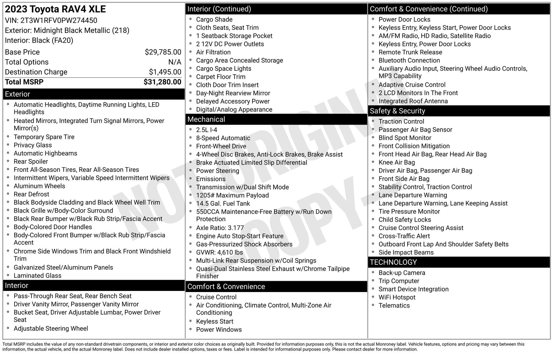 Used 2023 Toyota RAV4 XLE FWD image 34