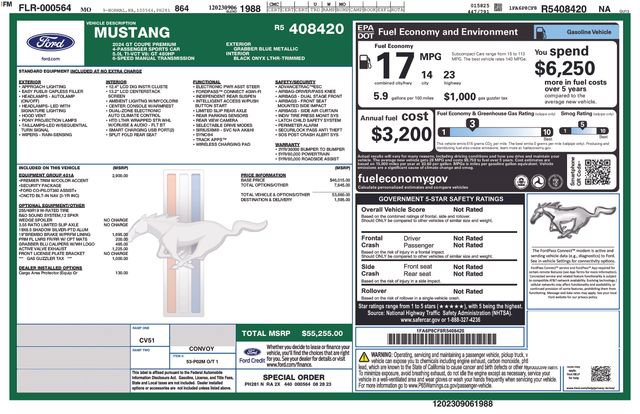 Certified 2024 Ford Mustang GT Premium RWD image 36