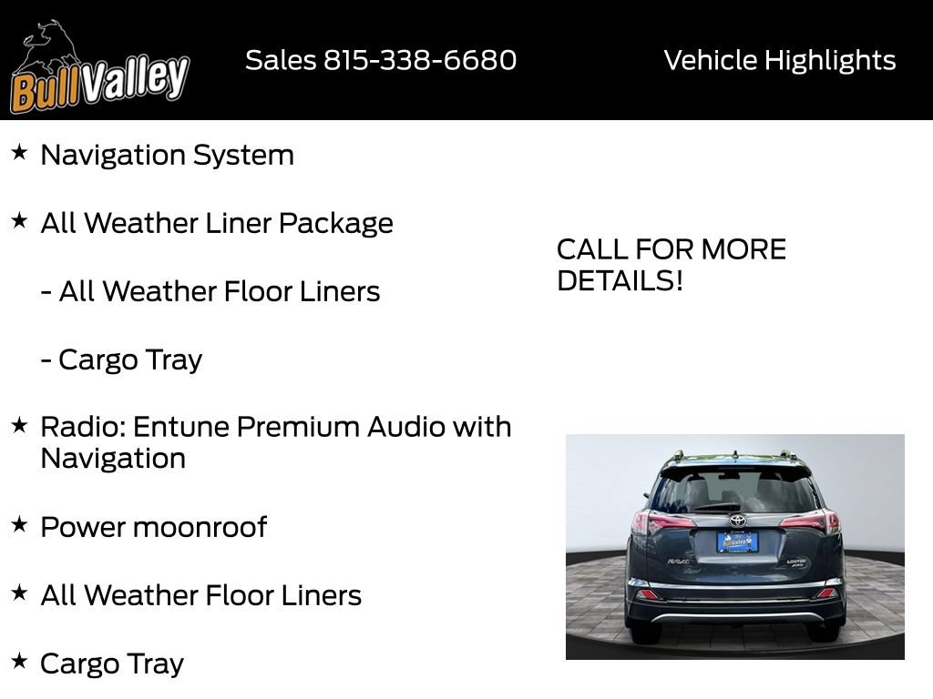 Used 2017 Toyota RAV4 Limited w/ All Weather Liner Package AWD/4WD image 9