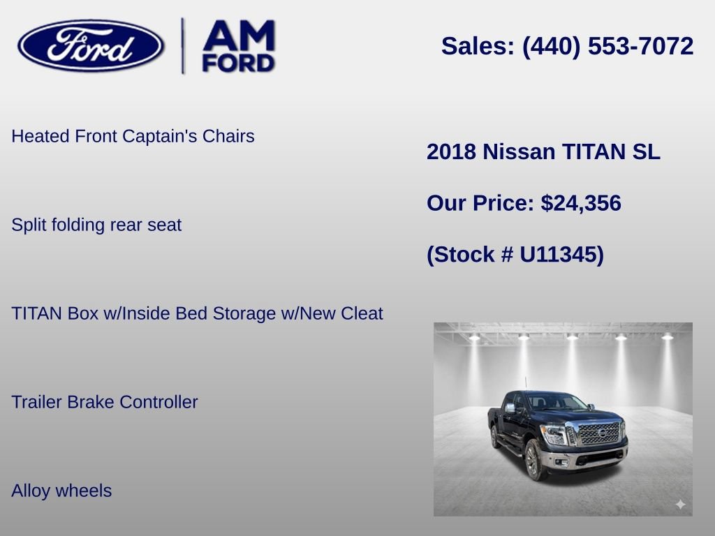Used 2018 Nissan Titan SL w/ Texas Titan Edition AWD/4WD image 29