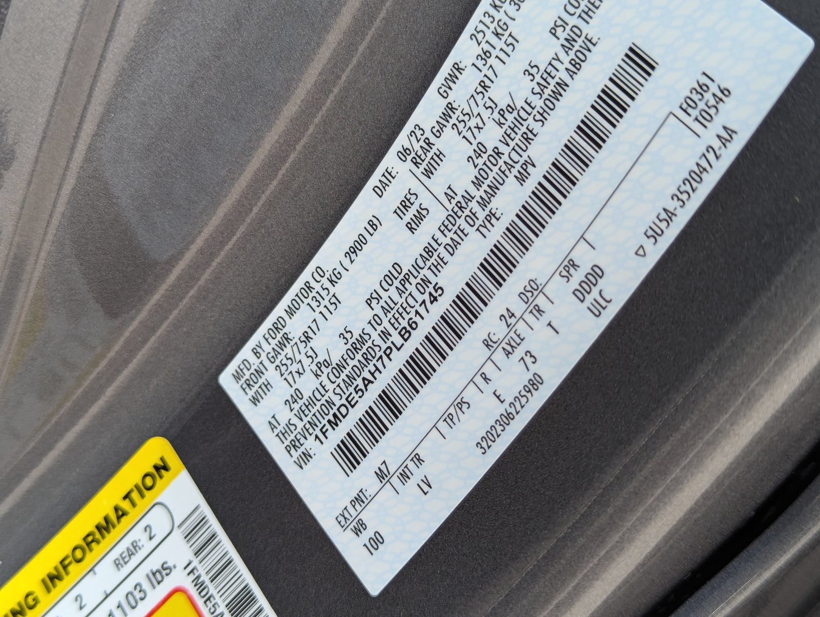 Certified 2023 Ford Bronco Big Bend AWD/4WD image 40