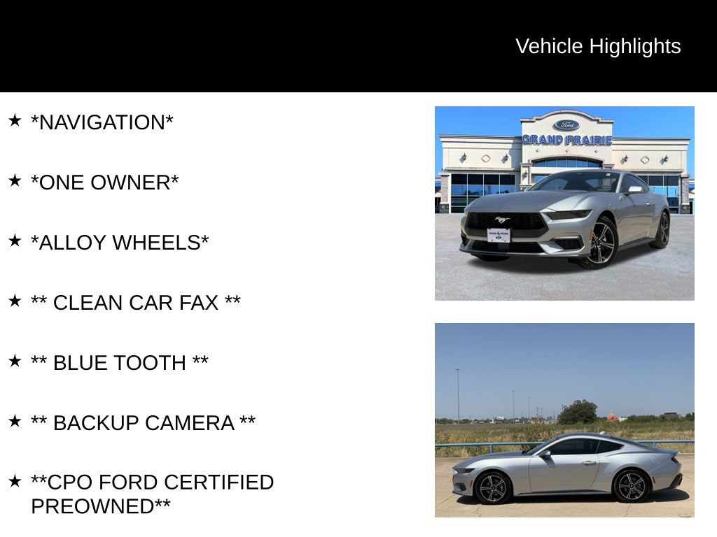 Certified 2025 Ford Mustang Coupe RWD image 4