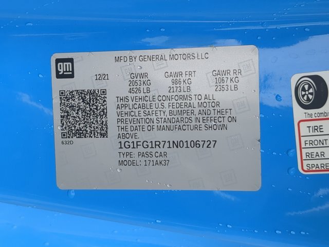 Used 2022 Chevrolet Camaro SS RWD image 29