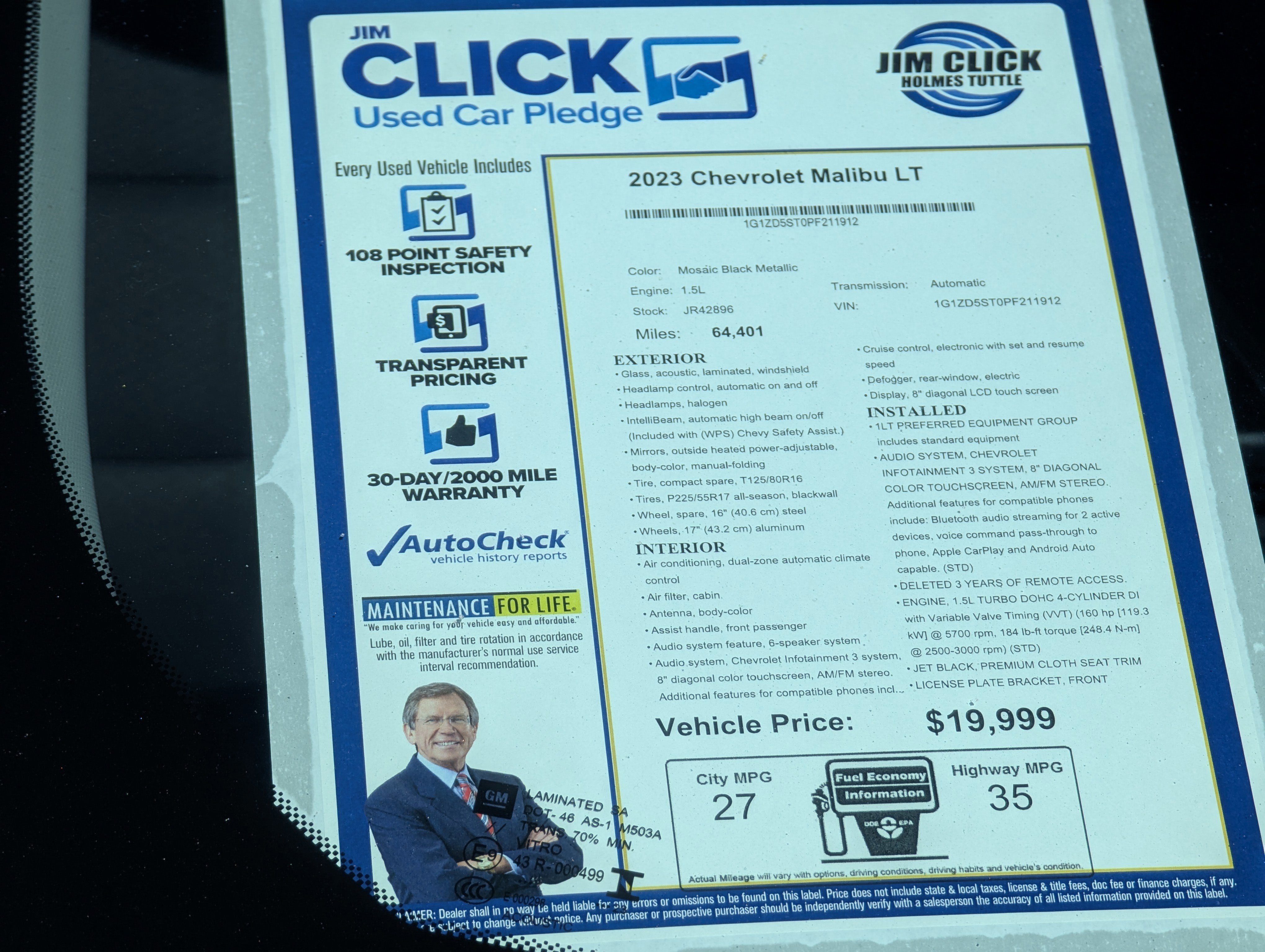 Used 2023 Chevrolet Malibu LT image 13