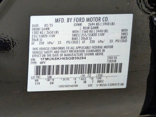 Certified 2025 Ford Explorer ST-Line AWD/4WD image 25