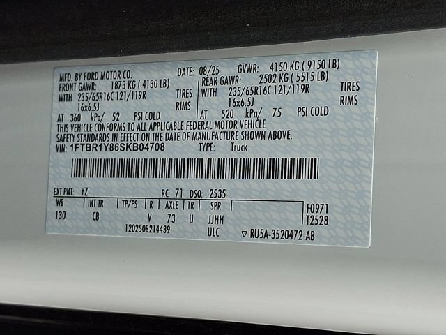 Certified 2025 Ford Transit 250 Low Roof w/ Exterior Upgrade Package RWD image 28