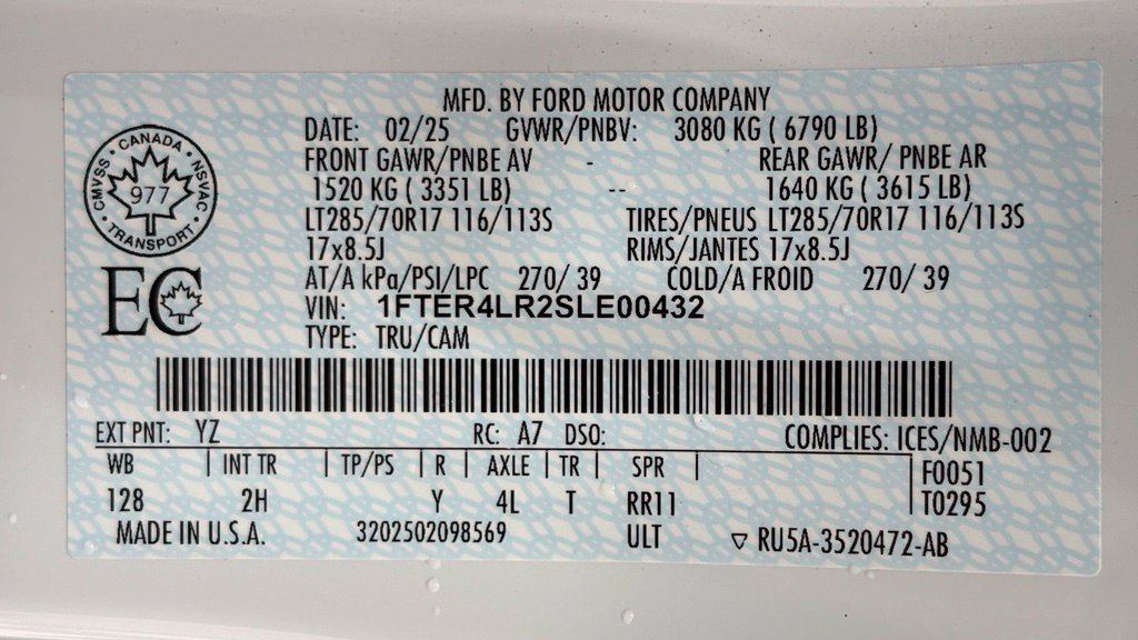 Certified 2025 Ford Ranger Raptor AWD/4WD image 48