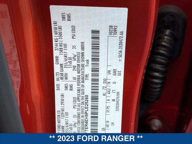 Certified 2023 Ford Ranger XL w/ Equipment Group 101A High image 25