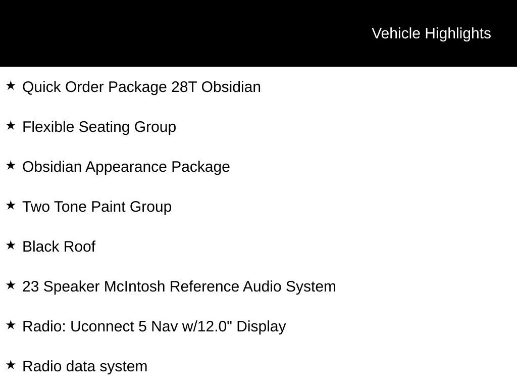 Used 2024 Jeep Grand Wagoneer L Series II w/ Quick Order Packagew 28T AWD/4WD image 20
