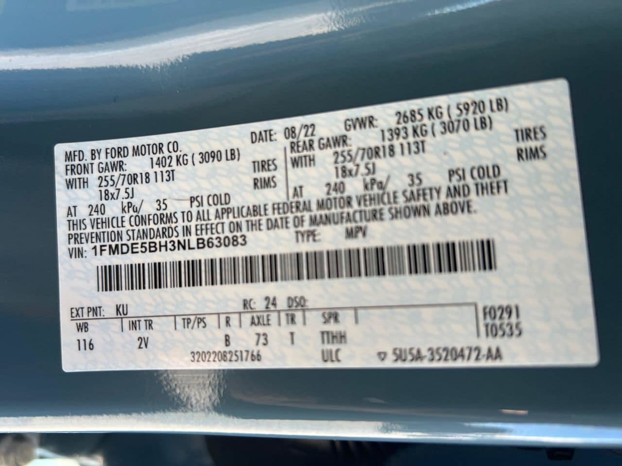 Certified 2022 Ford Bronco Outer Banks AWD/4WD image 34