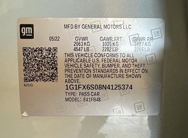 Used 2022 Chevrolet Bolt LT w/ Infotainment Package image 40