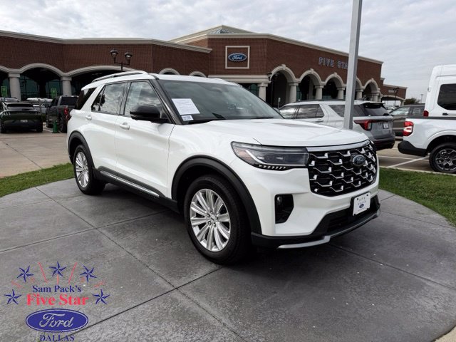 Certified 2025 Ford Explorer Platinum w/ LUX Leather Package