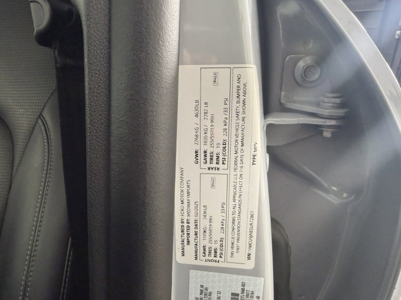 Certified 2025 Ford Escape Platinum image 21