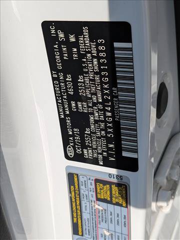 Used 2019 Kia Optima SX FWD image 27