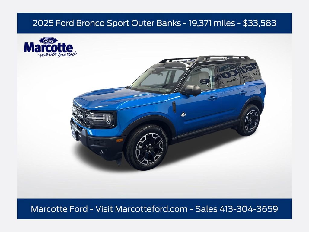 Certified 2025 Ford Bronco Sport Outer Banks w/ Outer Banks Tech Package+ AWD/4WD image 1