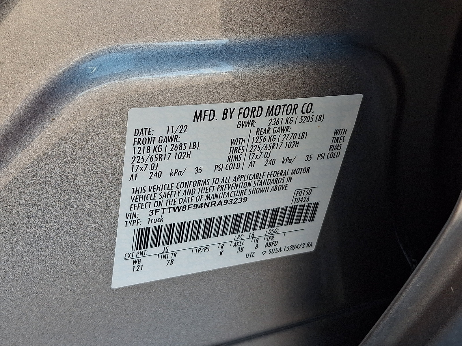 Certified 2022 Ford Maverick XLT w/ Equipment Group 300A Standard AWD/4WD image 25