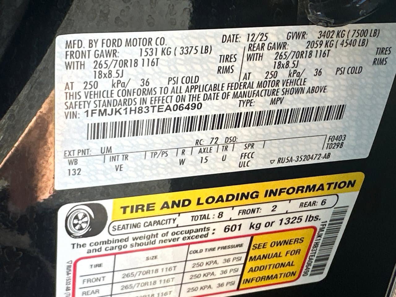 Certified 2026 Ford Expedition Max Active RWD image 34