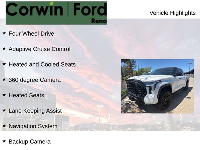 Used 2022 Toyota Tundra Limited w/ TRD Off-Road Package AWD/4WD image 7