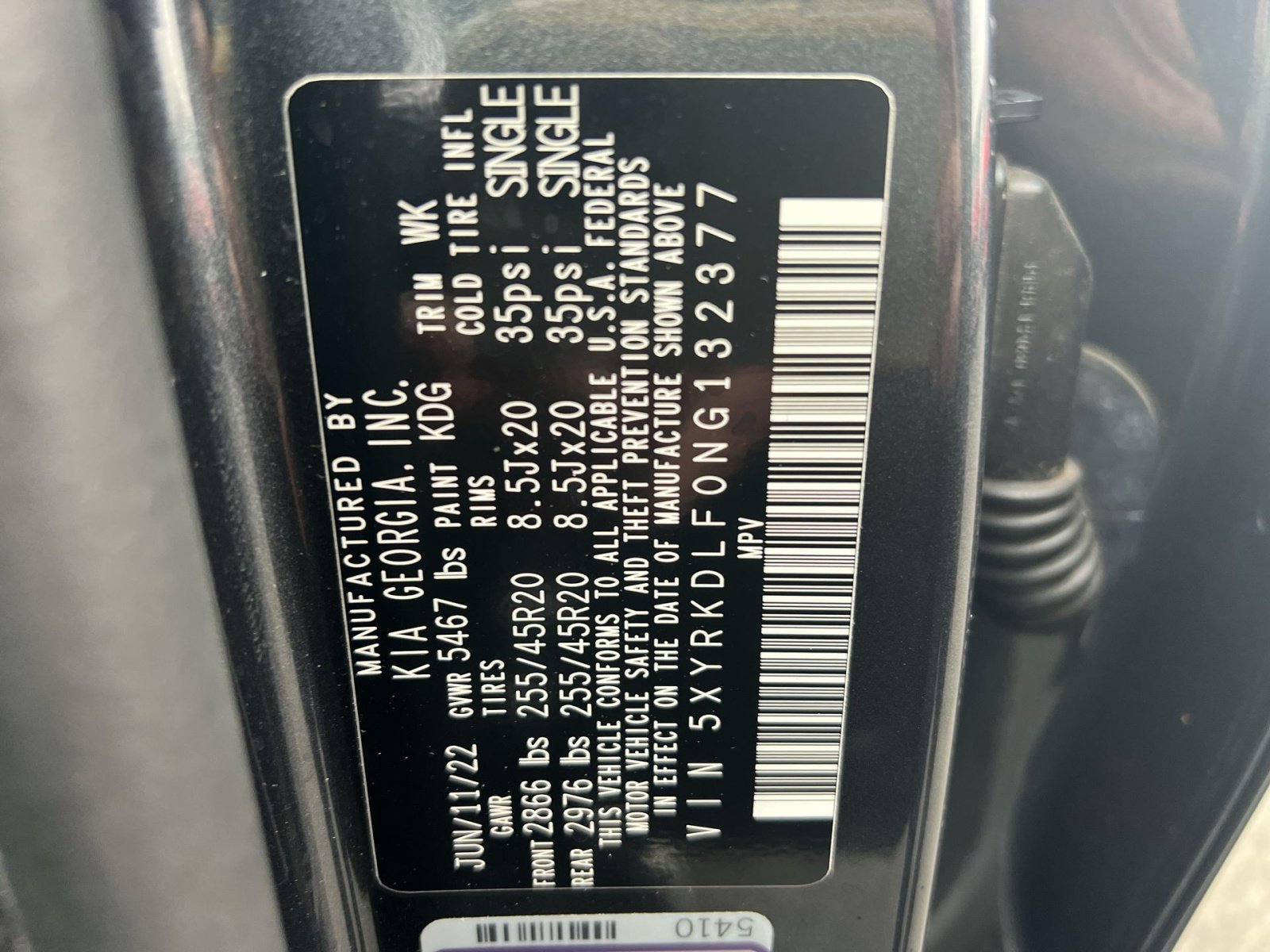 Used 2022 Kia Sorento SX image 29