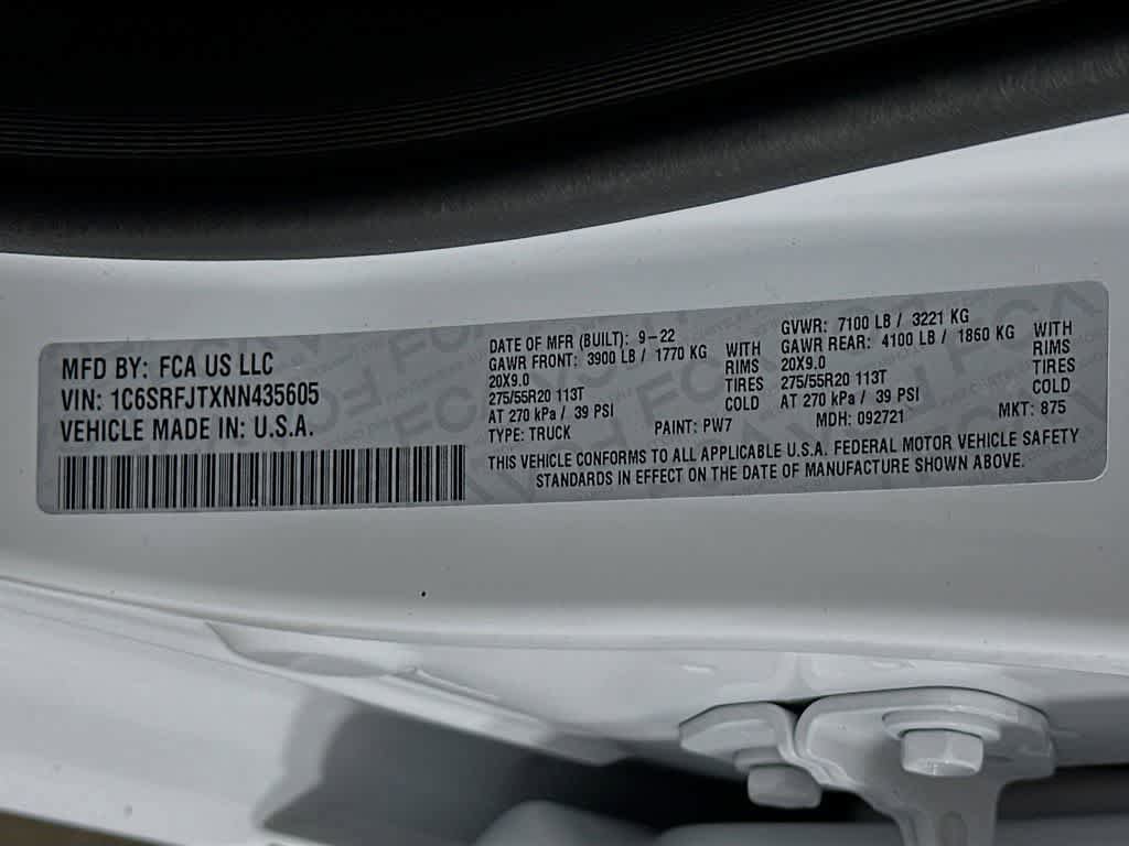 Used 2022 RAM 1500 Laramie AWD/4WD image 22