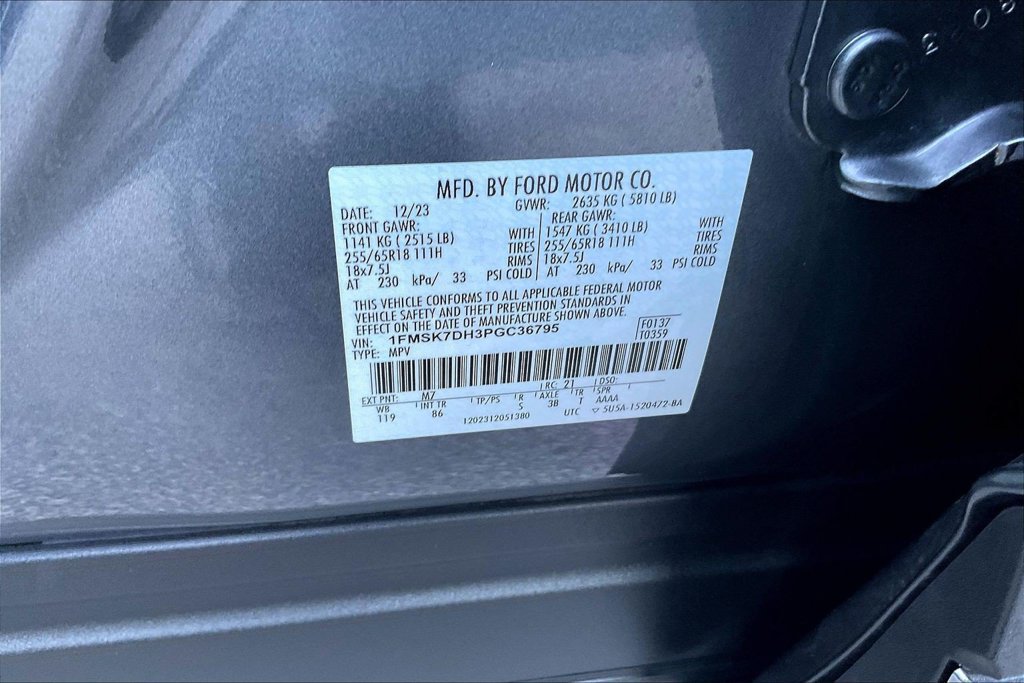 Certified 2023 Ford Explorer XLT RWD image 19