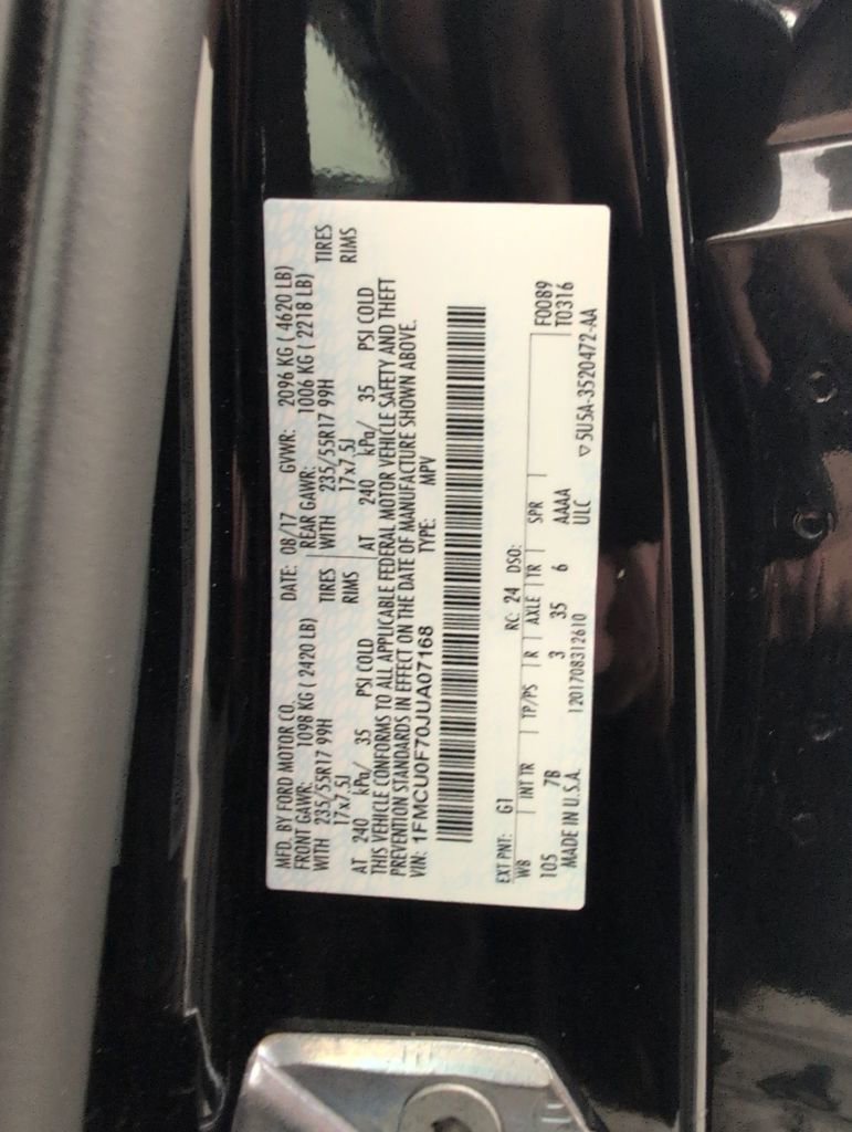 Certified 2018 Ford Escape S image 44