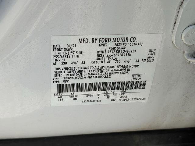 Certified 2021 Ford Explorer XLT image 29