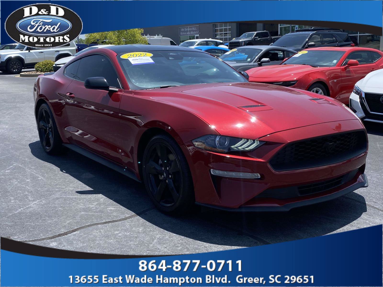 Certified 2022 Ford Mustang Coupe w/ Equipment Group 101A RWD image 1