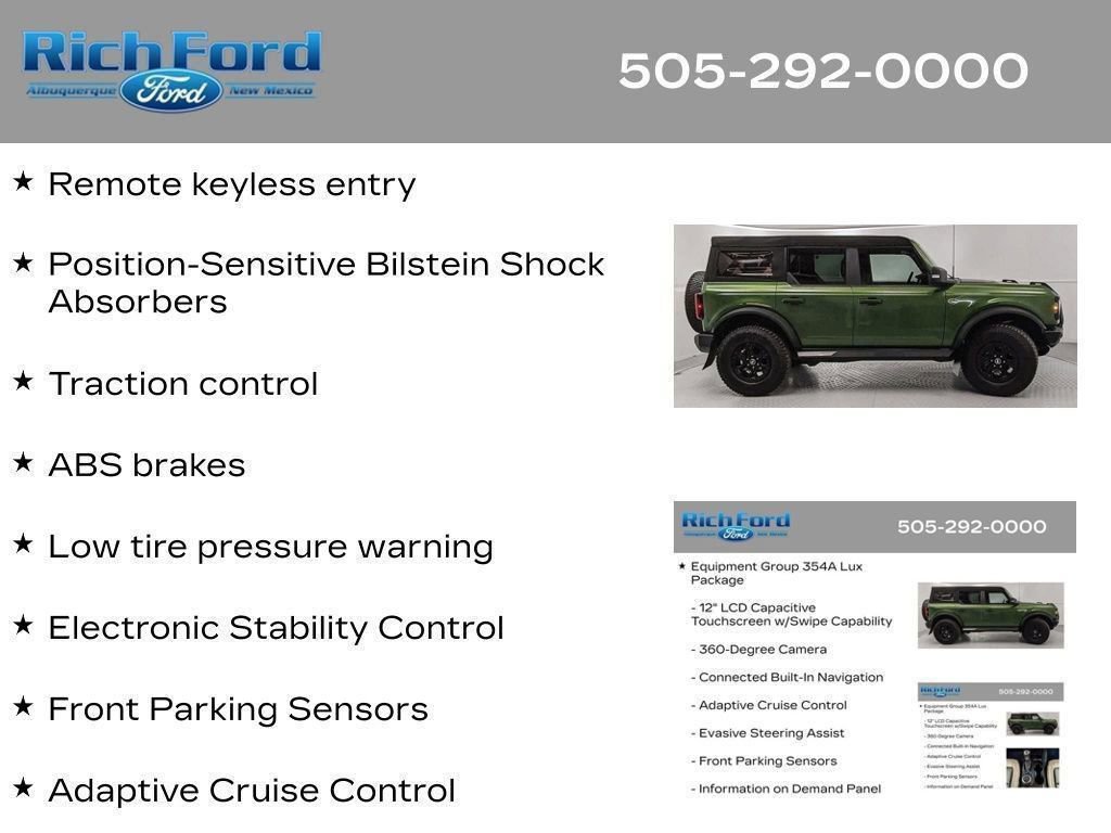 Certified 2023 Ford Bronco Wildtrak AWD/4WD image 82