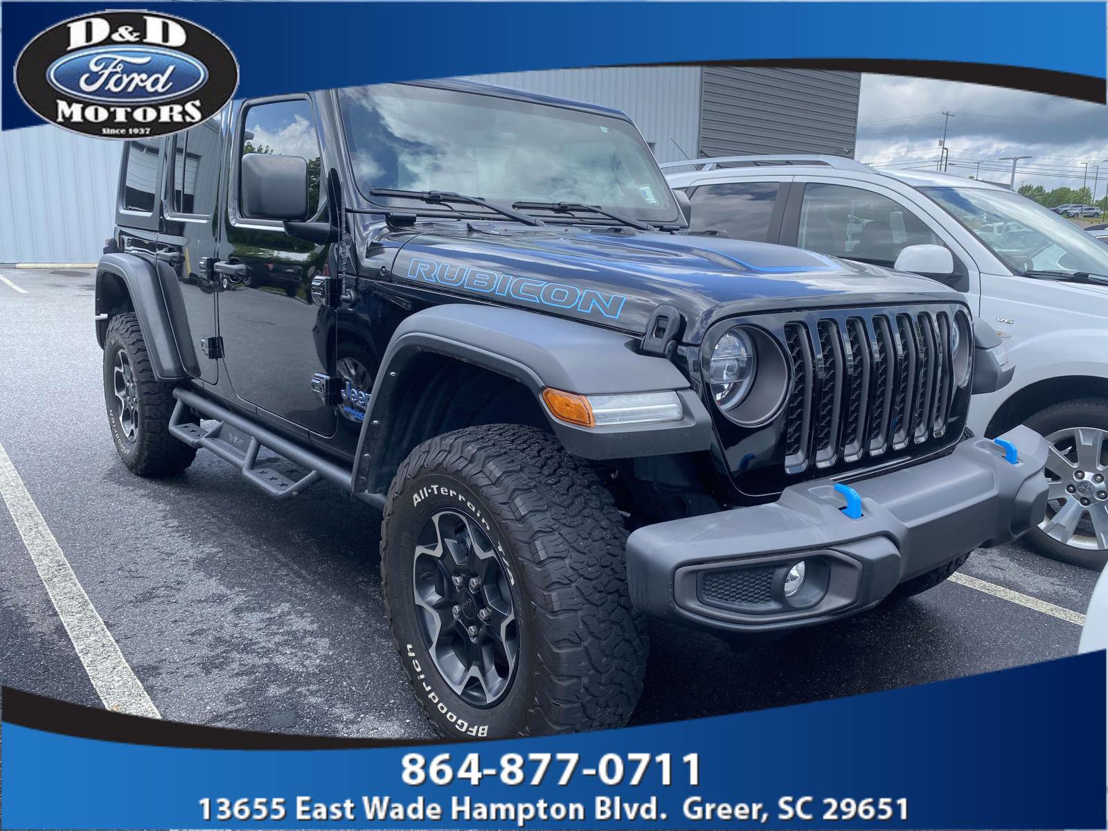 Used 2021 Jeep Wrangler Unlimited Rubicon 4xe AWD/4WD image 1