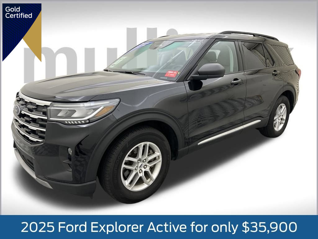 Certified 2025 Ford Explorer Active w/ Active Comfort Package