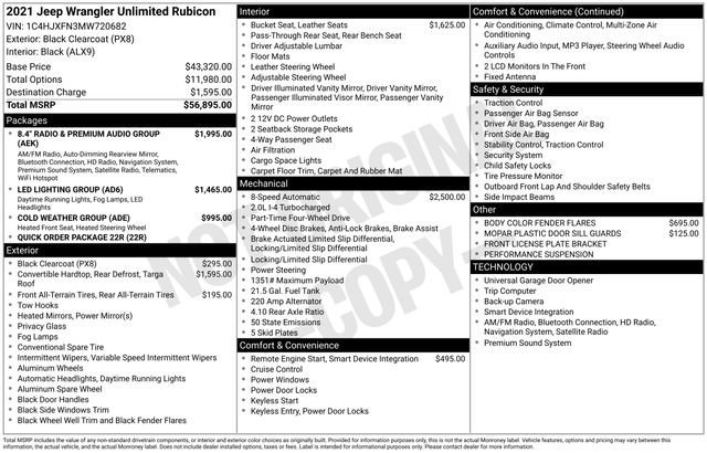 Used 2021 Jeep Wrangler Unlimited Rubicon image 9