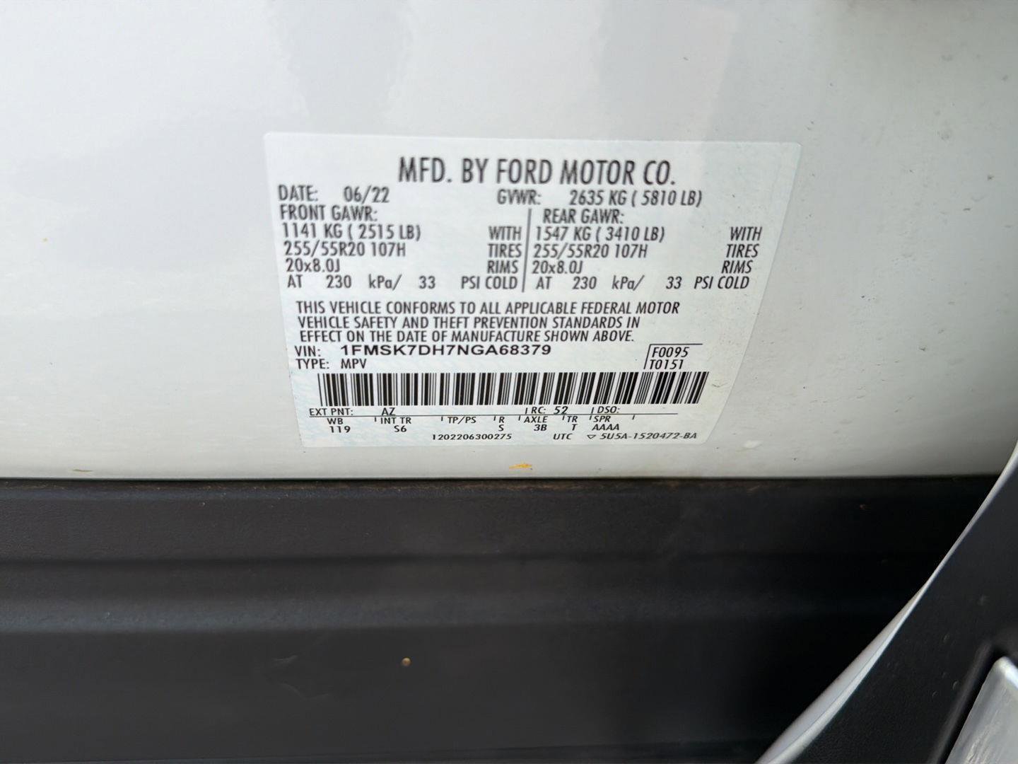 Certified 2022 Ford Explorer XLT w/ Equipment Group 202A RWD image 44